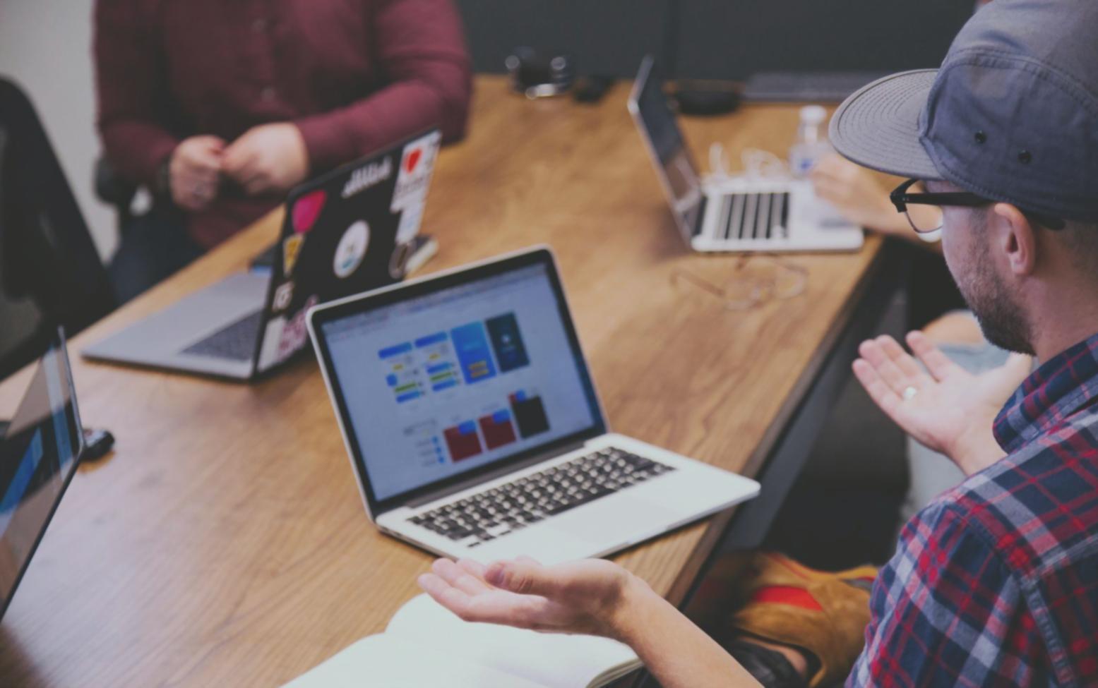 Financial analysis workspace with practical tools and documents